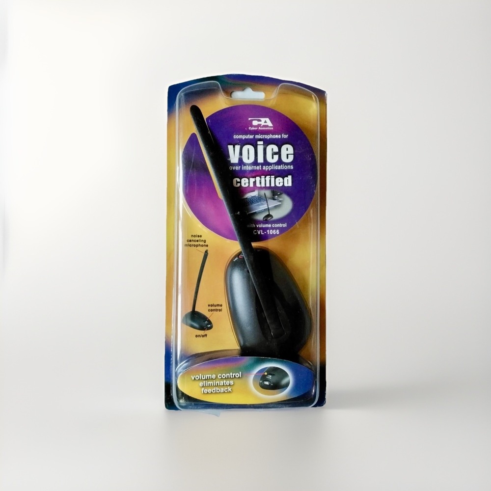 Computer Microphone-Voice over Internet Applications-Cyber Acoustics CVL-1066